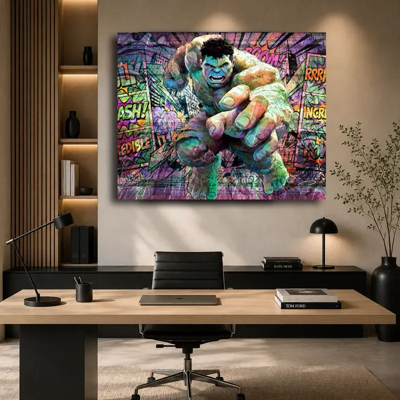 Tableau Batman Graffiti Urbain