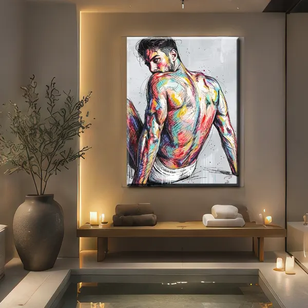 tableau-pop-art-regard-interdit-art-contemporain-deco-murale-luxe