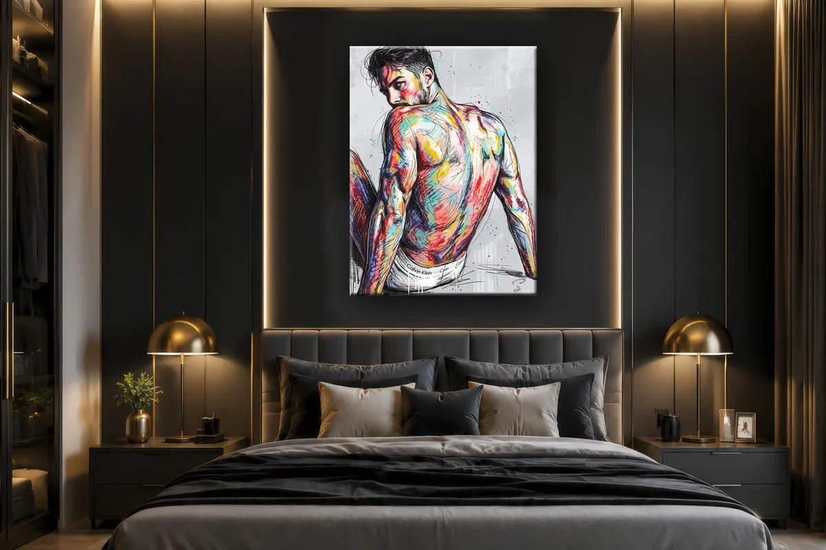 tableau-pop-art-regard-interdit-art-contemporain