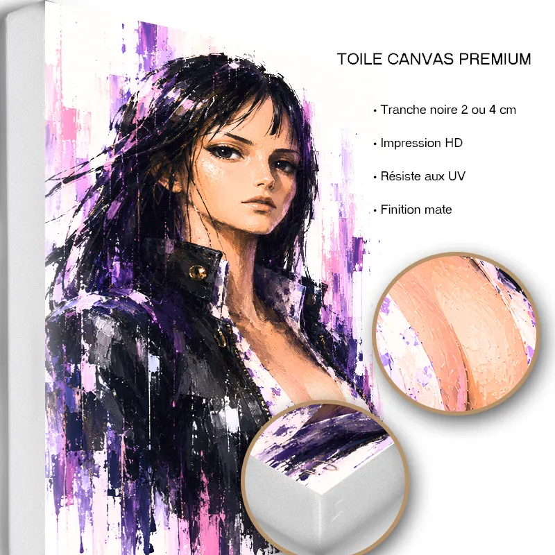 Ttableau-nico-robin-one-piece-pop-art- canvas premium.