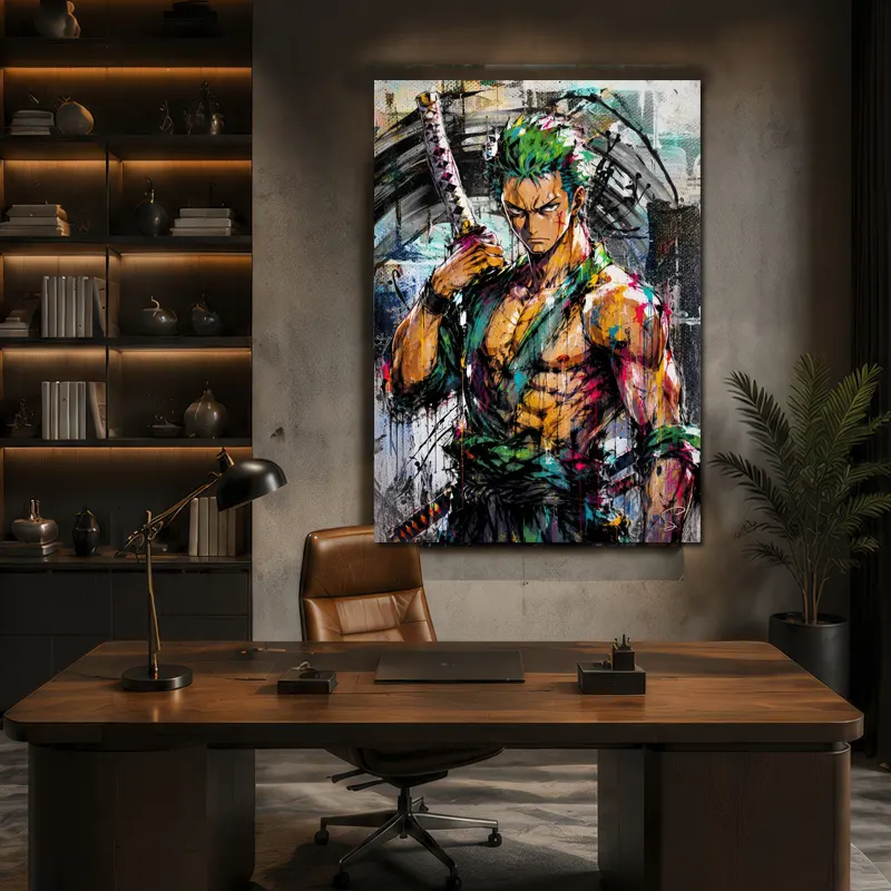 tableau-zoro-one-piece-street-art-sabreur-deco