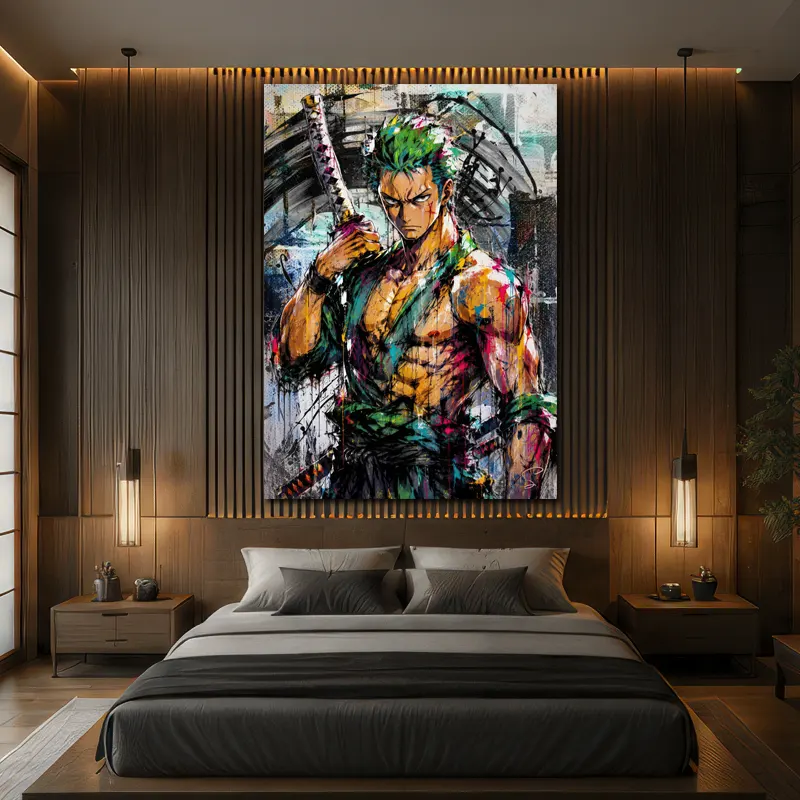 tableau-zoro-one-piece-street-art-sabreur-pour-chambre