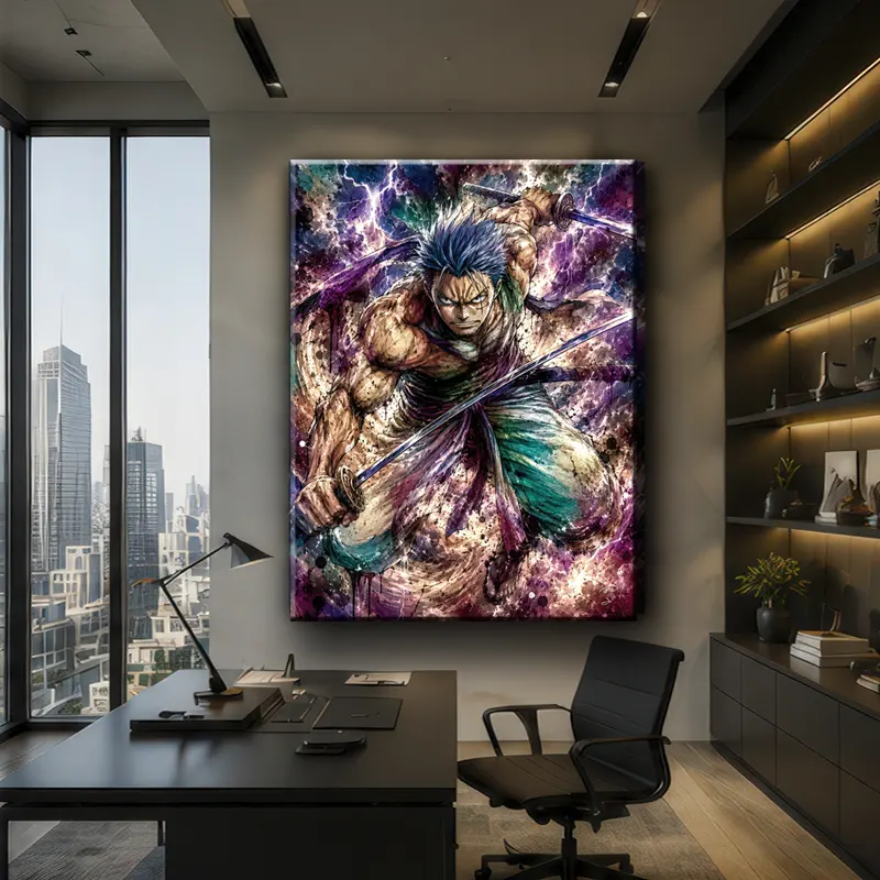 tableau-zoro-one-piece-pop-art-bureau