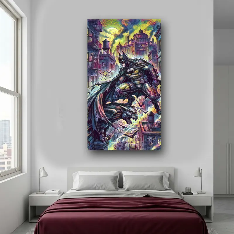 Tableau Batman Gotham pour restaurant lounge