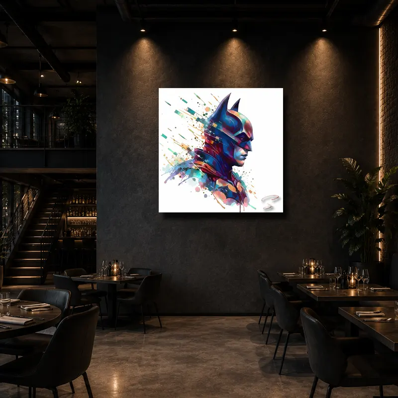 Tableau Batman Gotham pour restaurant lounge