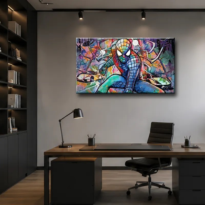 Tableau Batman Graffiti Urbain
