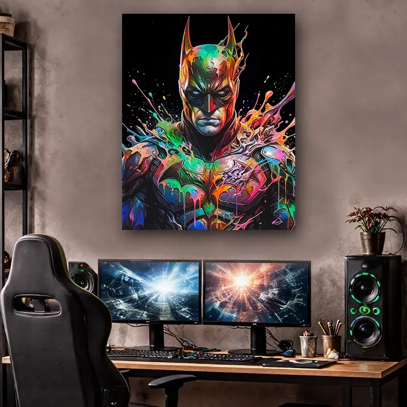 batman pop art impression toile HD