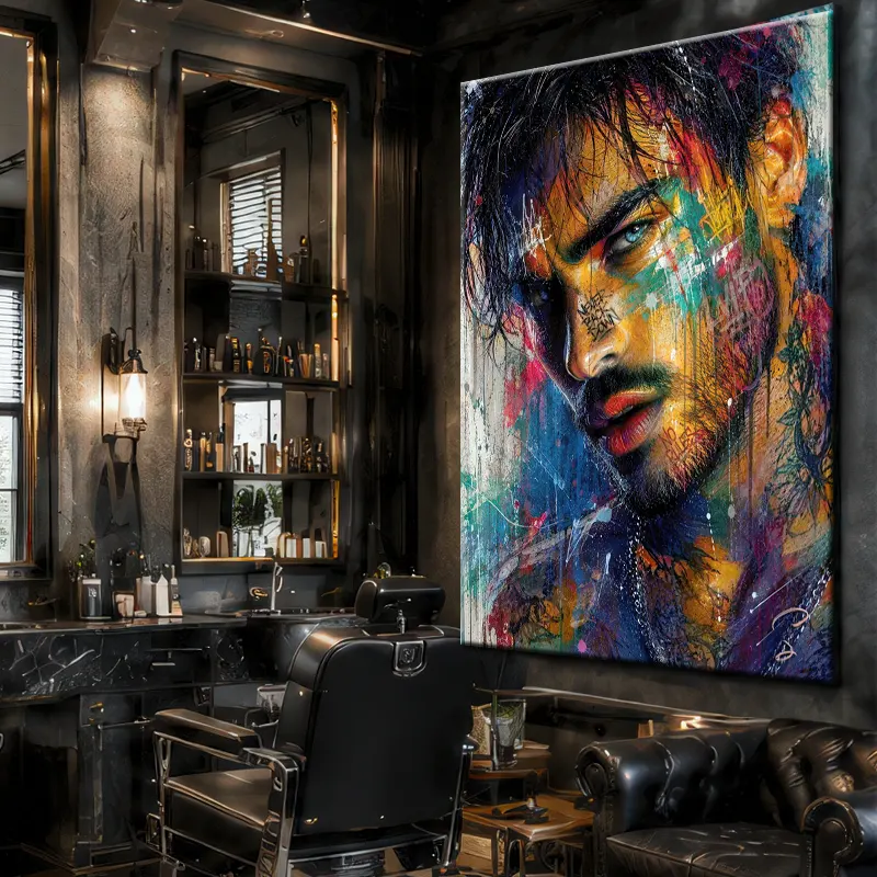 Tableau Portrait masculin moderne