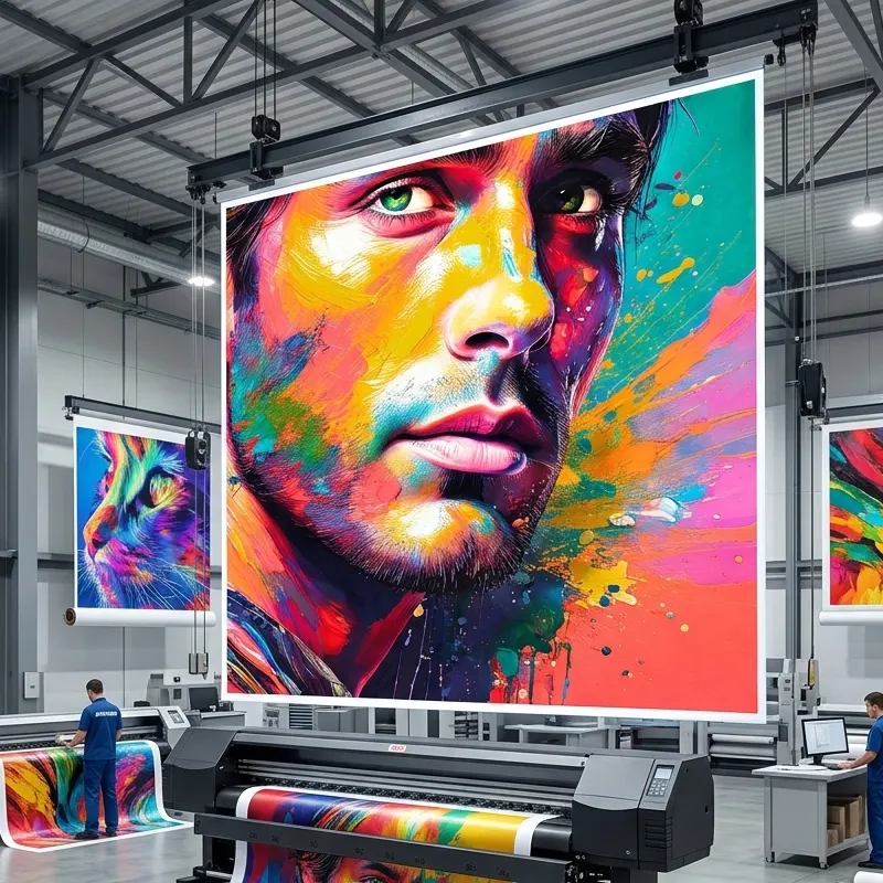 Impression haute définition pour portraits pop art