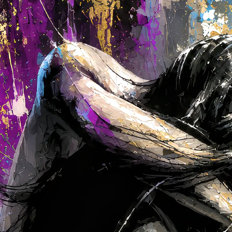 Tableau dansecorps enlacézoom