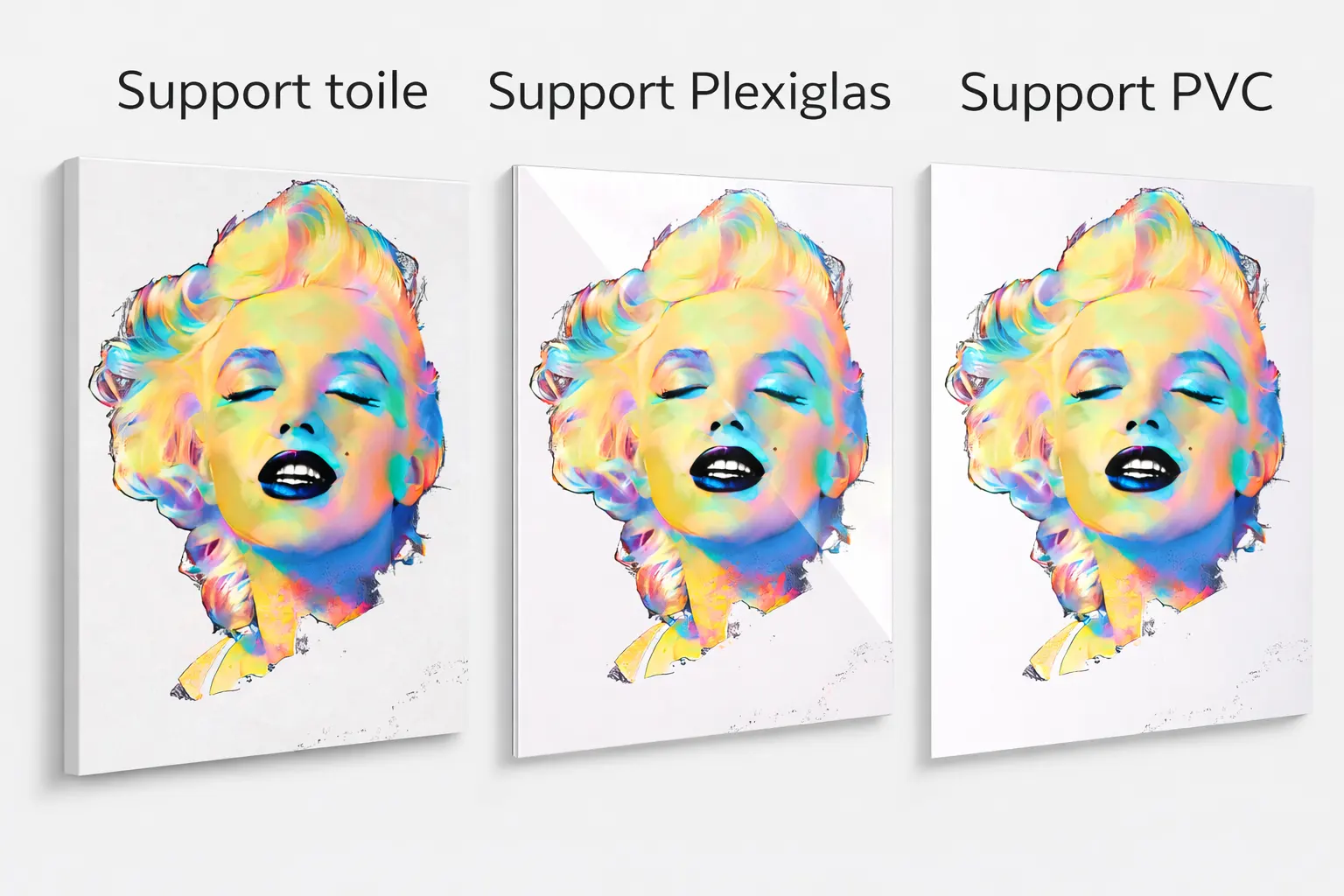 3 supports HD pour nos créations