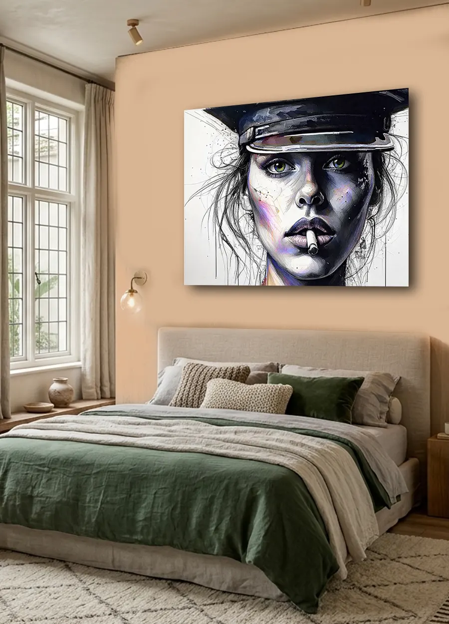 tableau femme minimaliste