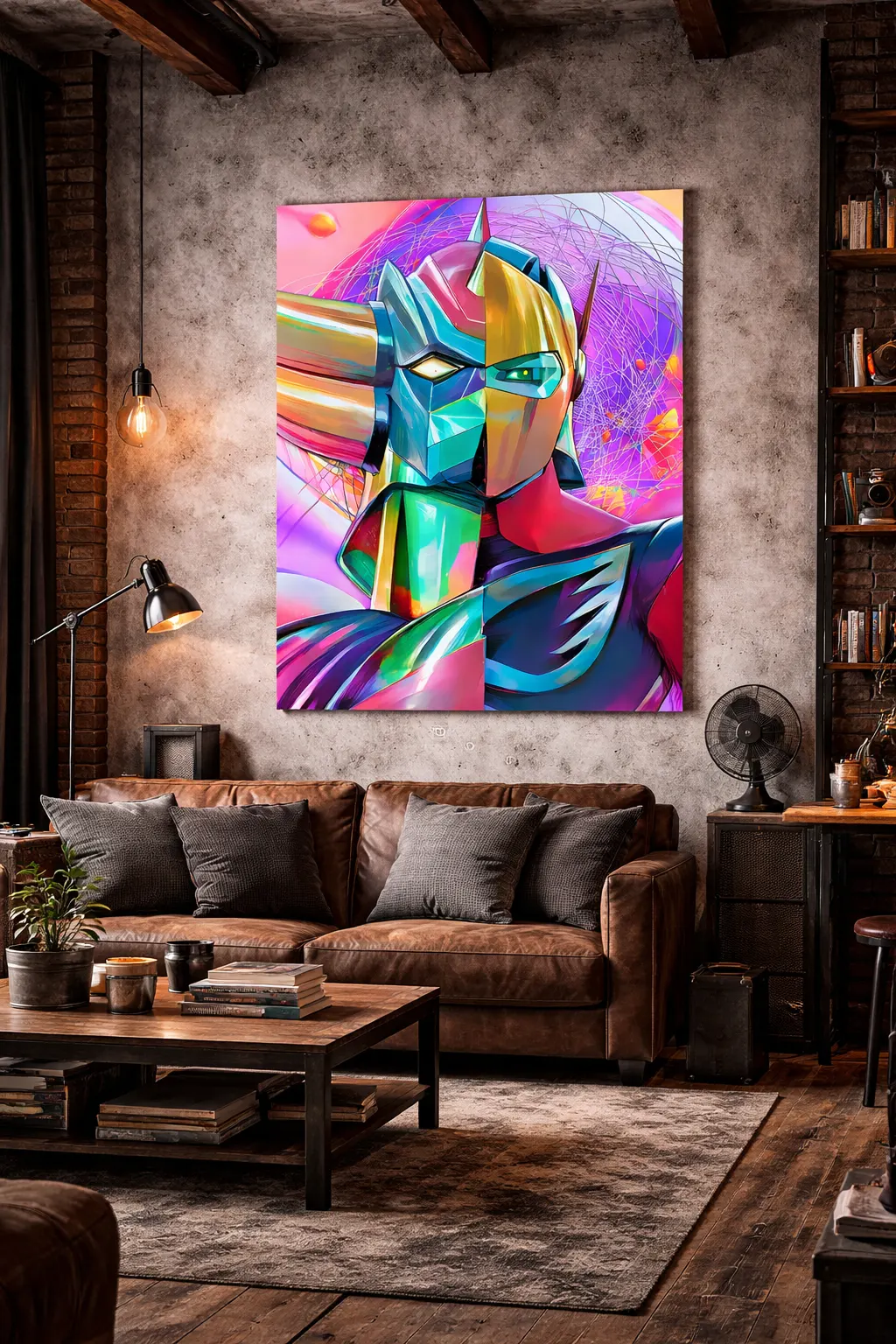 Goldorak toile pop art