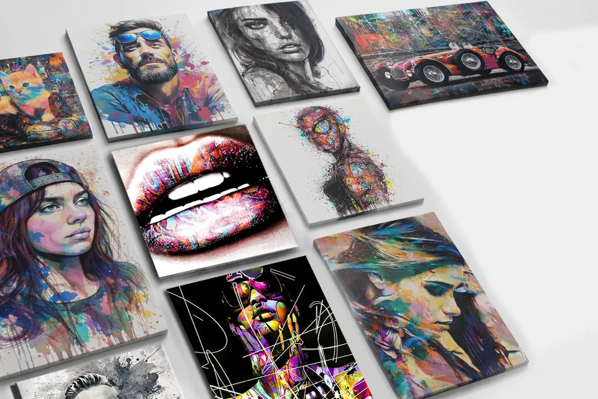 créations sur toile, plexi et pvc par LVIP