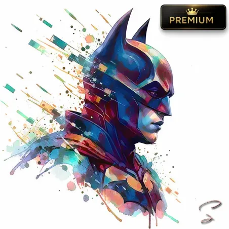 Tableau batman profil pop art by LVIP