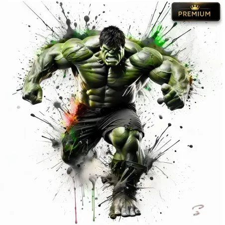Tableau Hulk Enragé Pop Art Premium Marvel exclusif LVIP